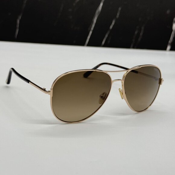 NEW TOM FORD TF823 28F WOMEN AVIATOR SUNGLASSES TOM FORD CLARK FT0823/S 28F - Picture 5 of 10